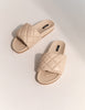 LUCKY LAST | Quilted Slide | Cream