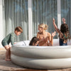 Inflatable Round Pool | Scallop Clay