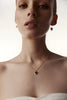 Amour Necklace | Smokey Quartz & Silver