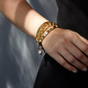 Rock Glam Bangle | Gold