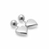 Cupid Drop Earrings | Silver