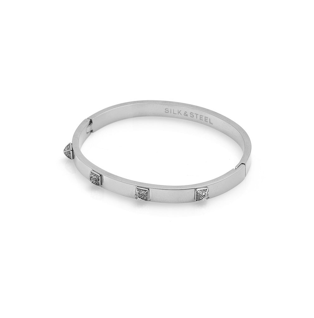 Prism Bangle | Silver