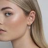 Ear Cuff | Gold & Clear Cubic Zirconia