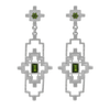 Munay Earrings | Sterling Silver | Chrome Diopside