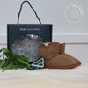 Platinum Baby Bootie | Chestnut