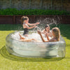 Inflatable Arch Pool | Pewter Translucent