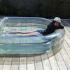 Inflatable Arch Pool | Pewter Translucent