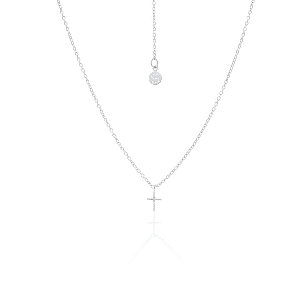 Cross Necklace | Silver