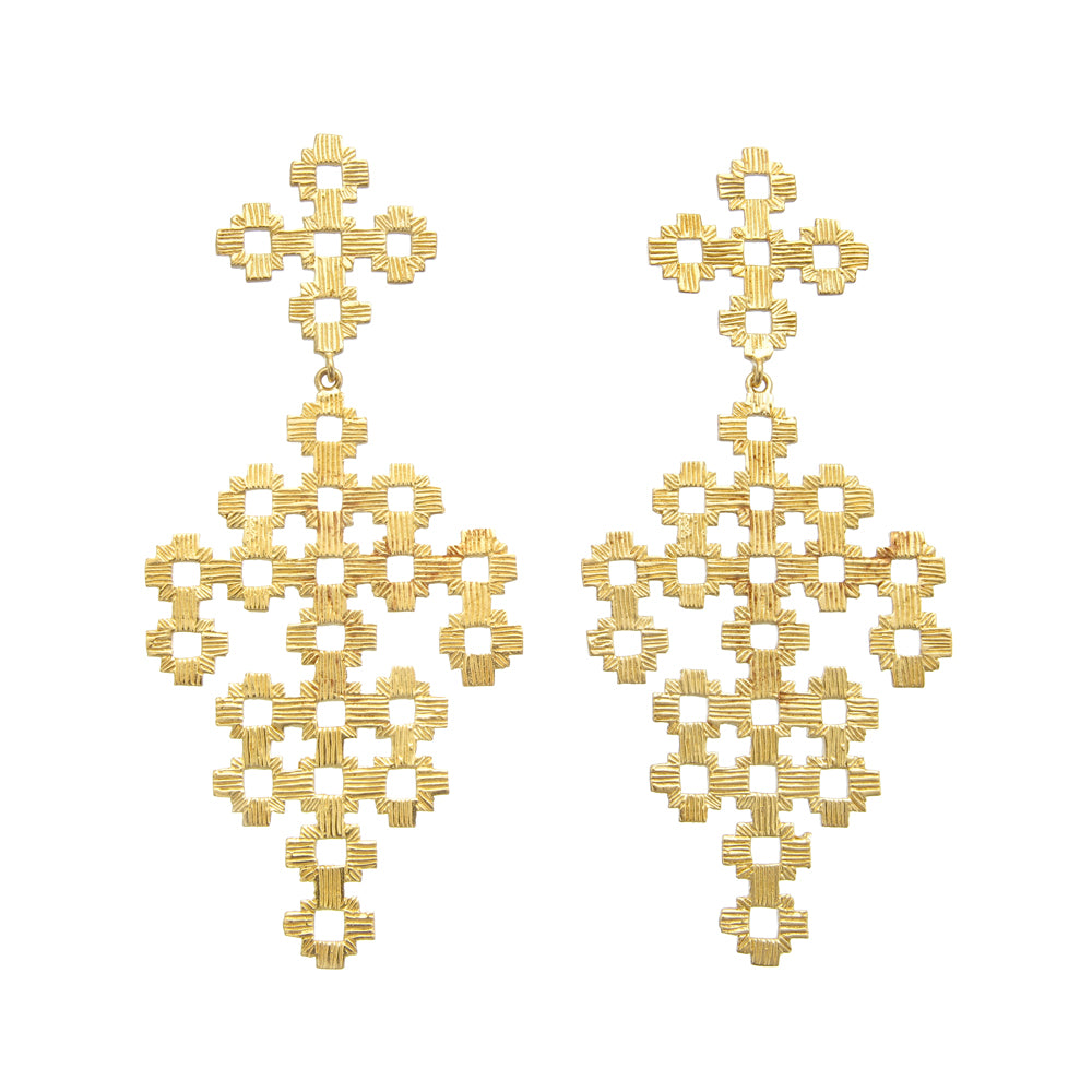 Zoe & Morgan | Chimi Earrings | Gold | Shop online at The Birdcage