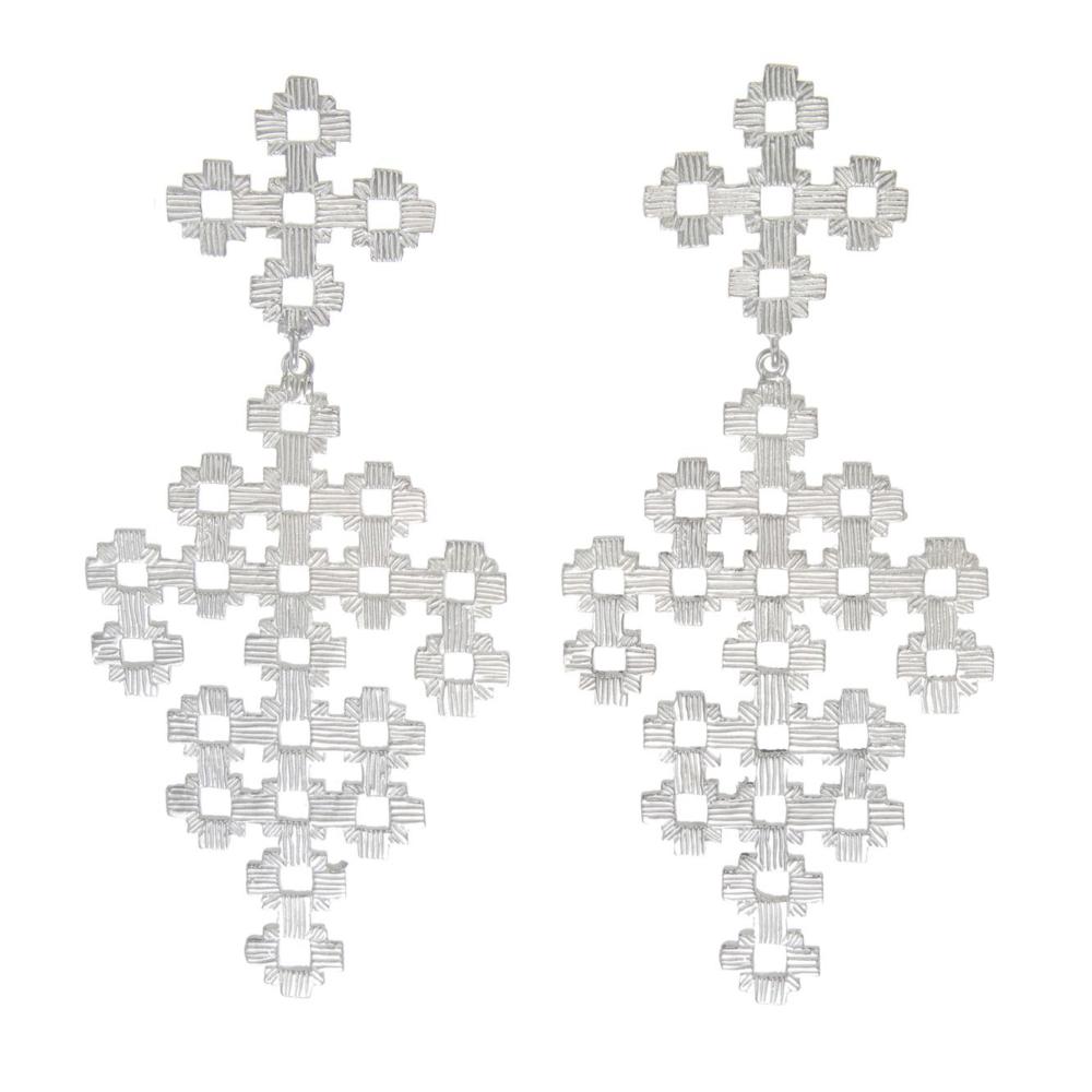 Zoe & Morgan | Chimi Earrings | Silver | Shop online at The Birdcage