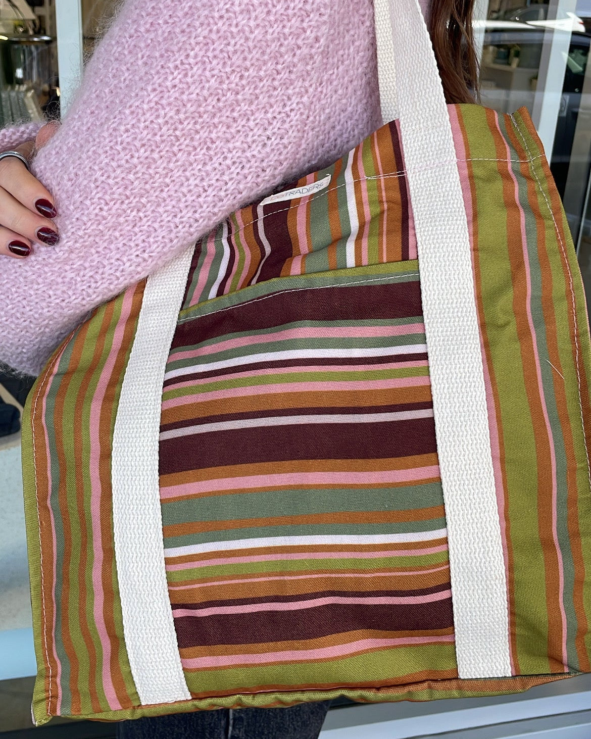 Market Bag | Licorice Stripe