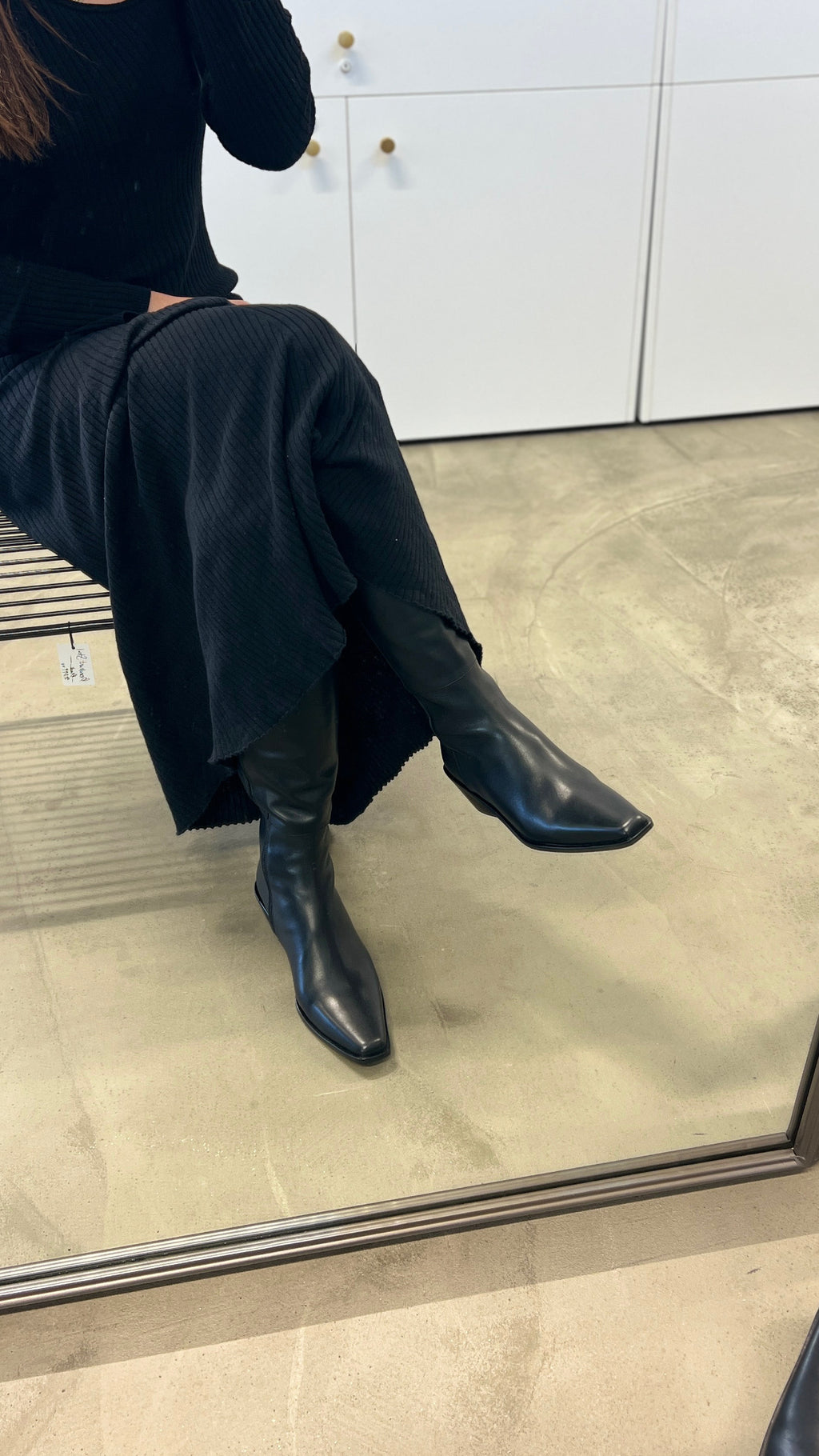 Simone Knee High Boot | Black