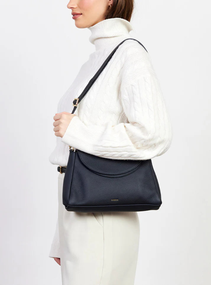 Beckett Crossbody Bag | Black Luxe