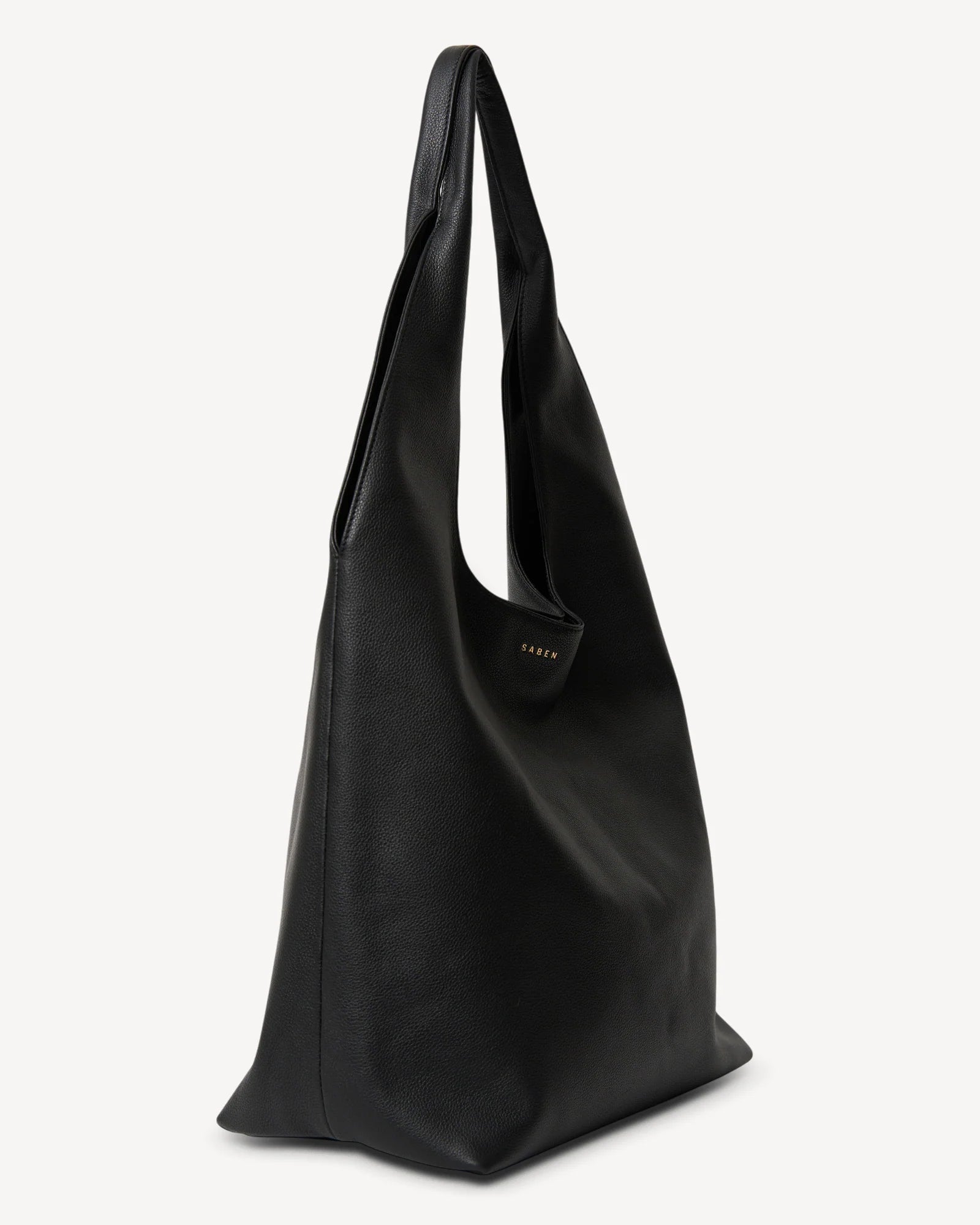 Knox Shoulder Bag | Black Lightly Milled