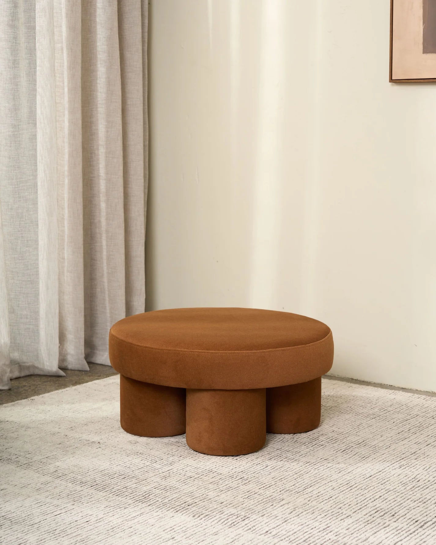 Lume Ottoman | Walnut