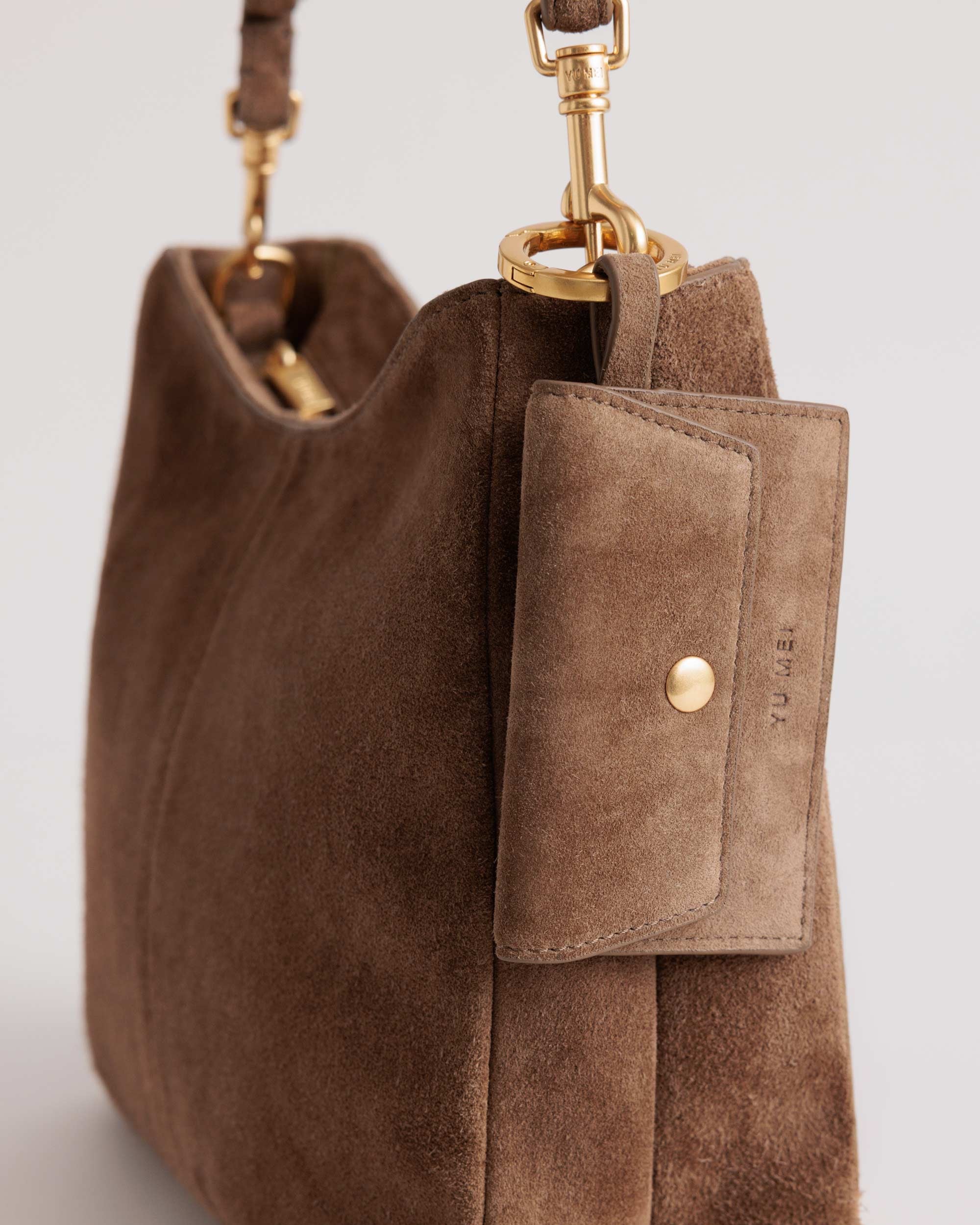 Envelope Pouch | Sand Stone Suede