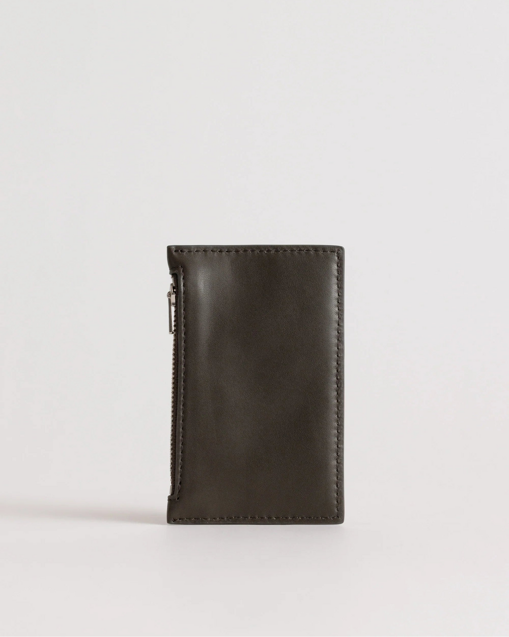 Frank Cardholder | Black Olive Lambskin