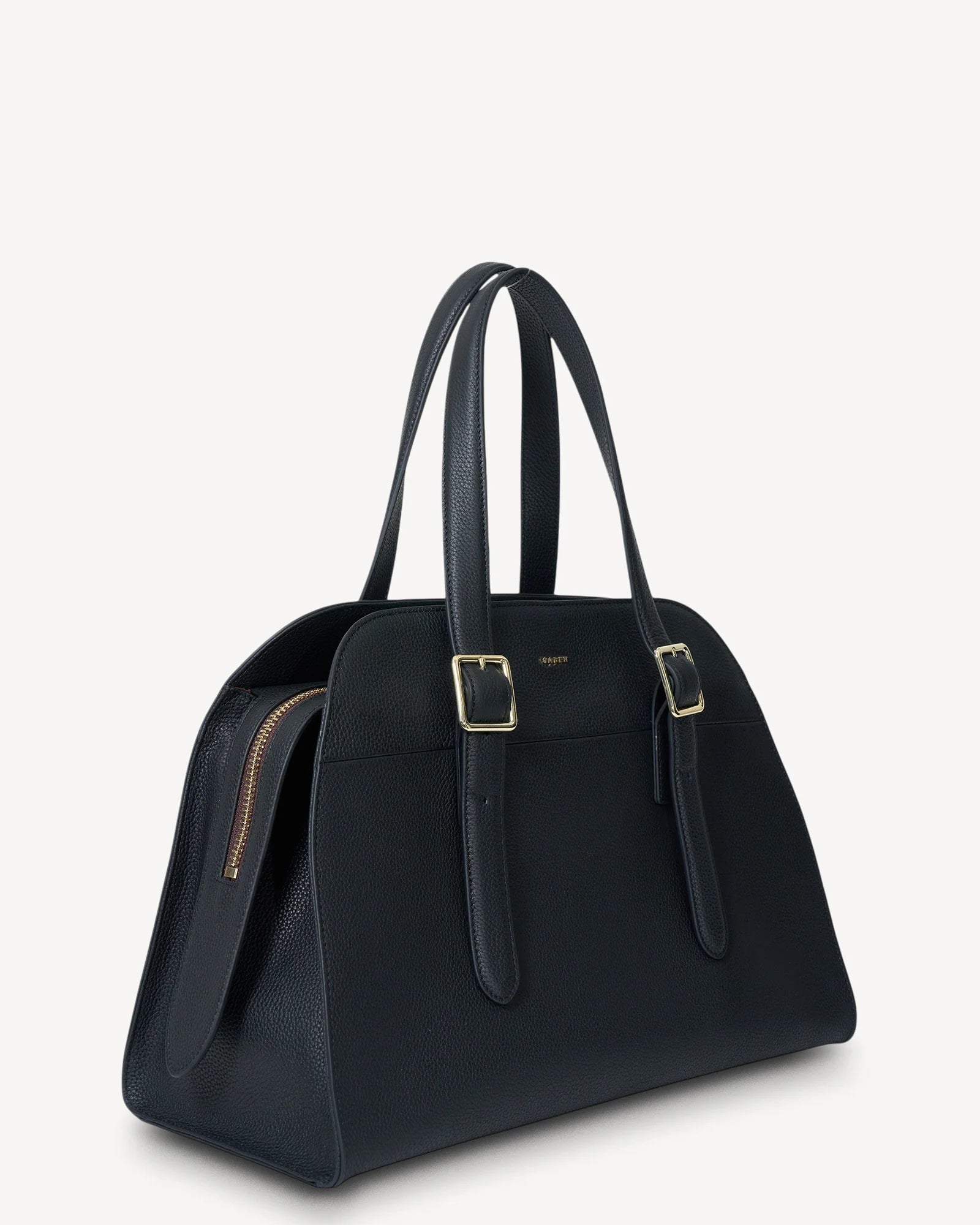 Adler Shoulder Bag | Black Pebble