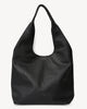 Knox Shoulder Bag | Black Lightly Milled