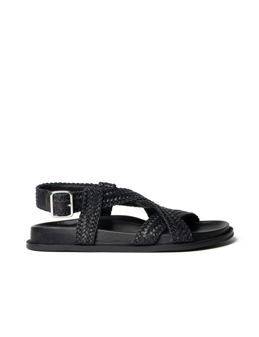 Amara Braided Sandal | Black