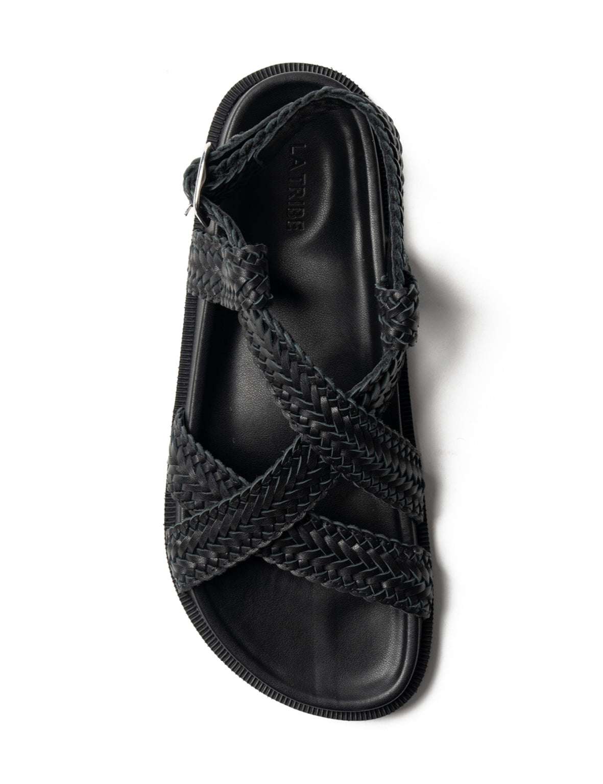 Amara Braided Sandal | Black