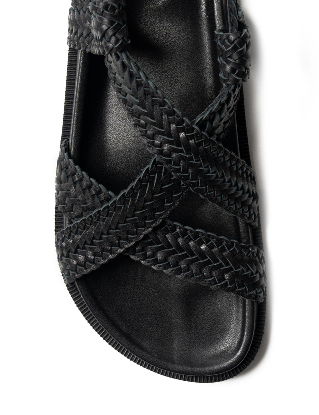 Amara Braided Sandal | Black