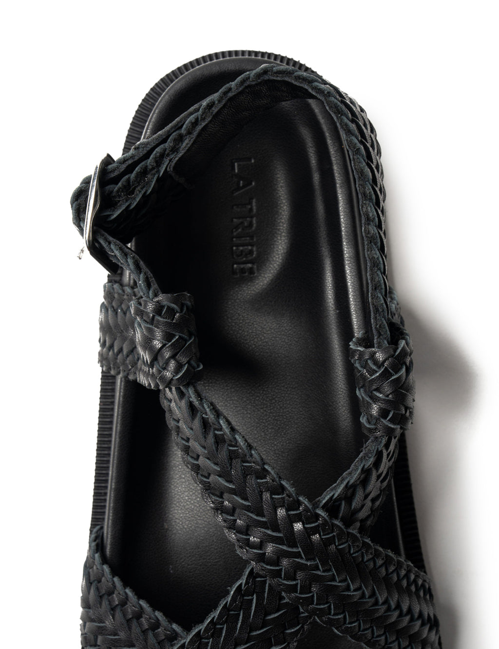 Amara Braided Sandal | Black