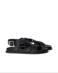 Amara Braided Sandal | Black