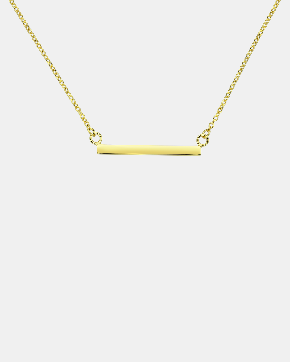 Bar Necklace | Gold