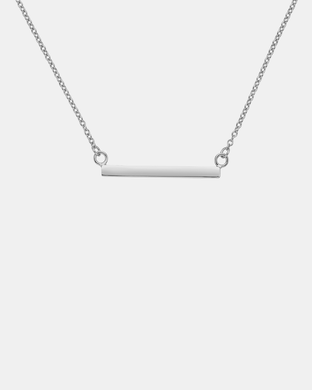 Bar Necklace | Silver