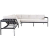 Benson Outdoor Corner Lounging Sofa | Carbon