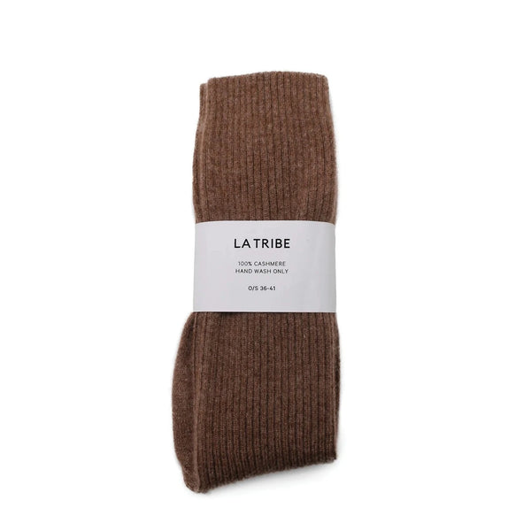 Cashmere Bed Socks | Cacao