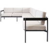 Benson Outdoor Corner Lounging Sofa | Carbon
