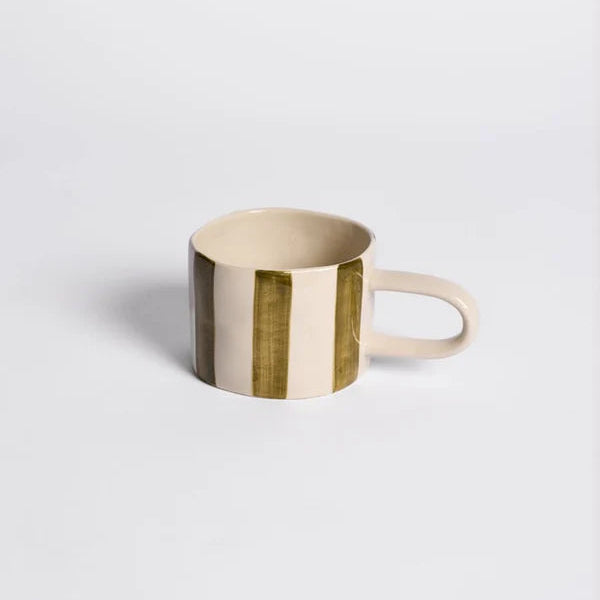 Fenton Stripe Mug | Olive