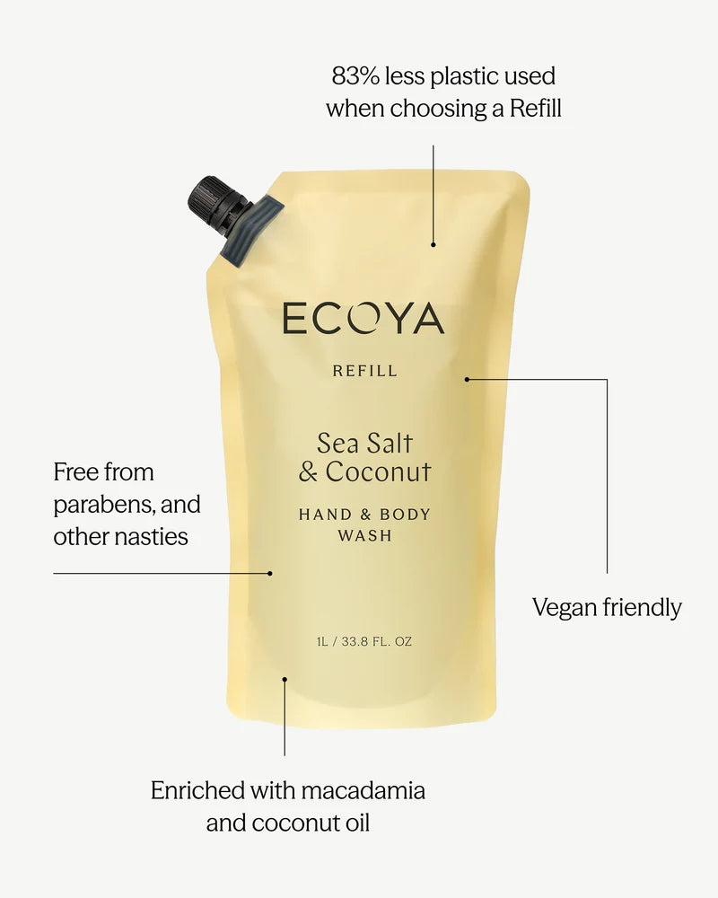 Hand & Body Wash Refill | Sea Salt & Coconut