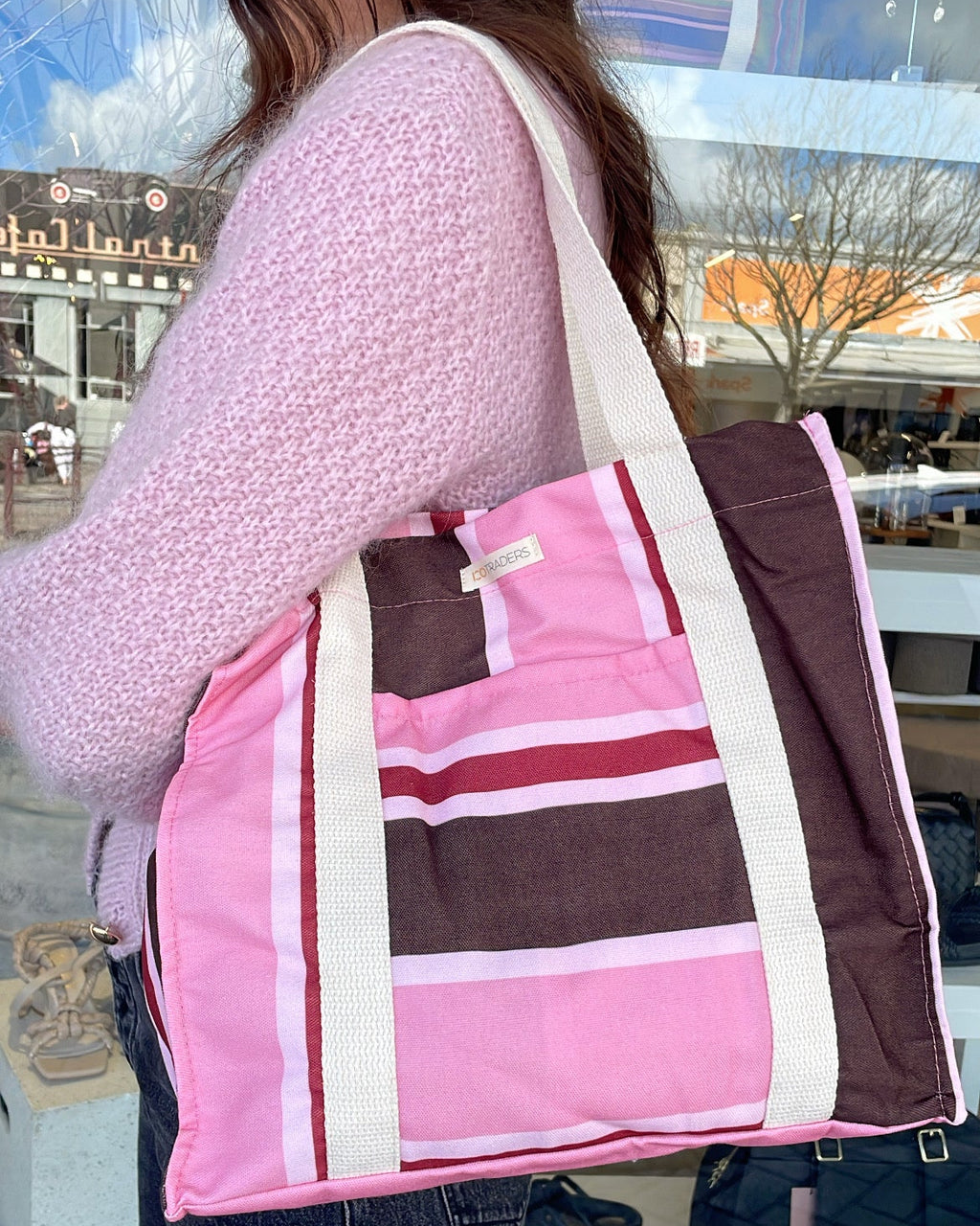 Market Bag | Toffee Apple Stripe