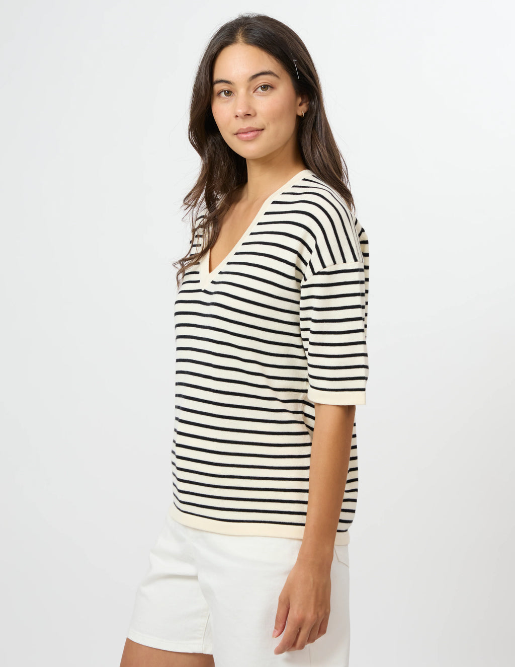 Celine Knit | Black & Ivory