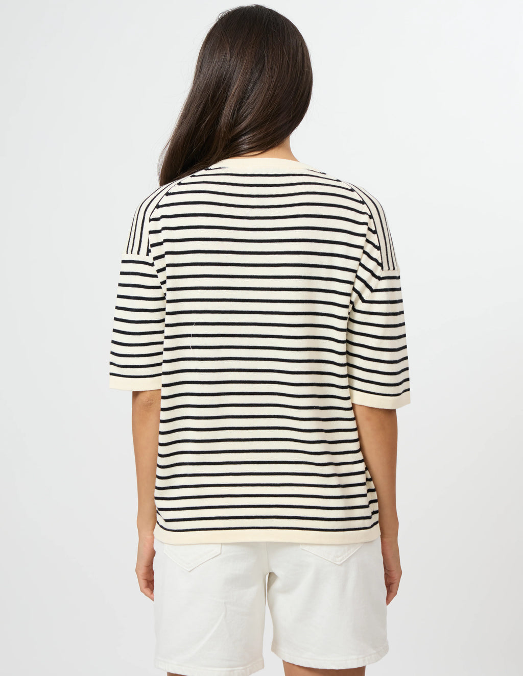 Celine Knit | Black & Ivory