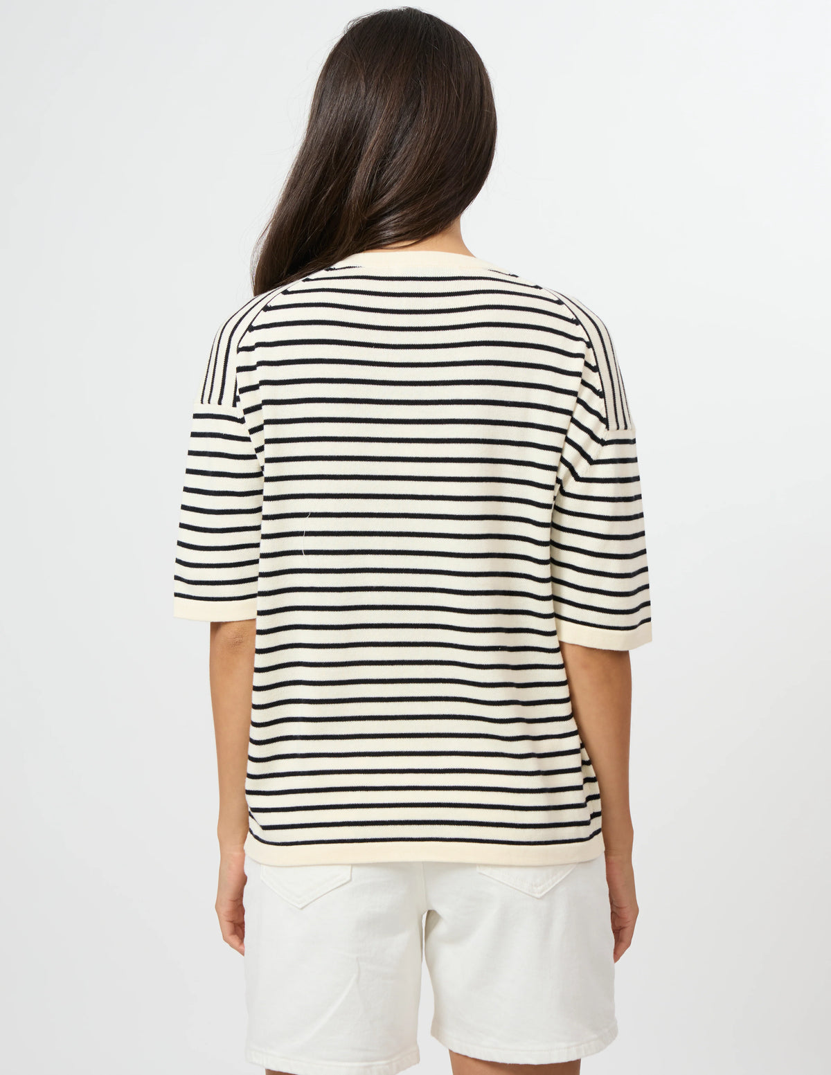 Celine Knit | Black & Ivory