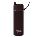 20oz/595ml Ceramic Reusable Bottle with Flip Straw Lid  | Chocolate