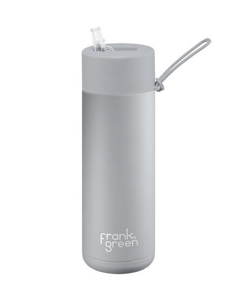 20oz/595ml Ceramic Reusable Bottle with straw lid | Harbour Mist