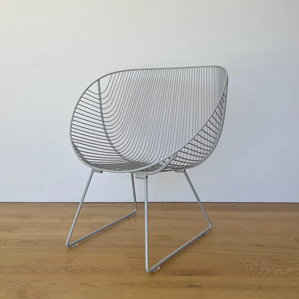 Coromandel Chair | Fog | Stainless Steel