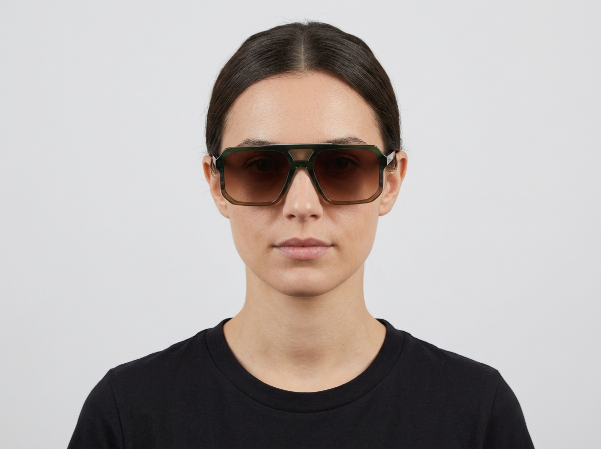 Anchorage Sunglasses | Forest with Brown Lens