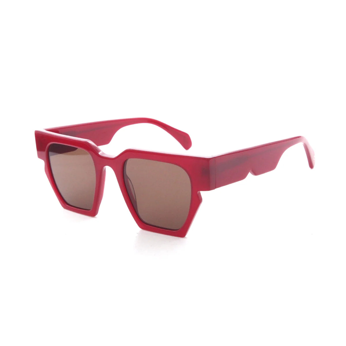 Homage | Burgundy with Brown Lens