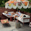 Benson Outdoor Corner Lounging Sofa | Carbon