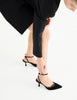 Indy Heel | Black/Lace