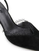 Indy Heel | Black/Lace