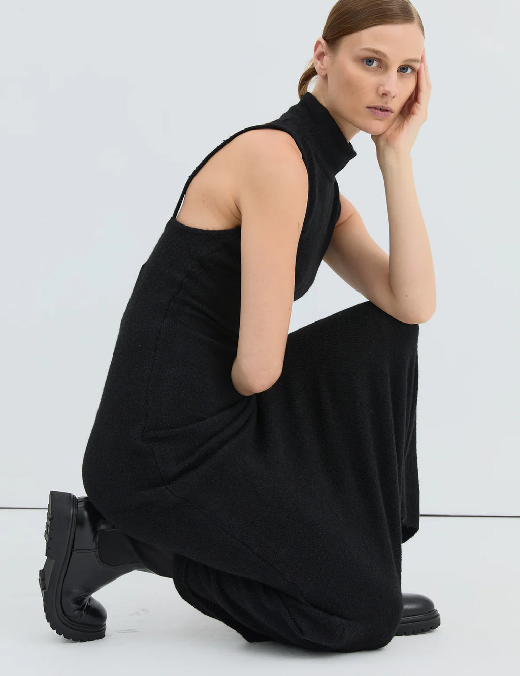 Lucie Boot | Shiny Black