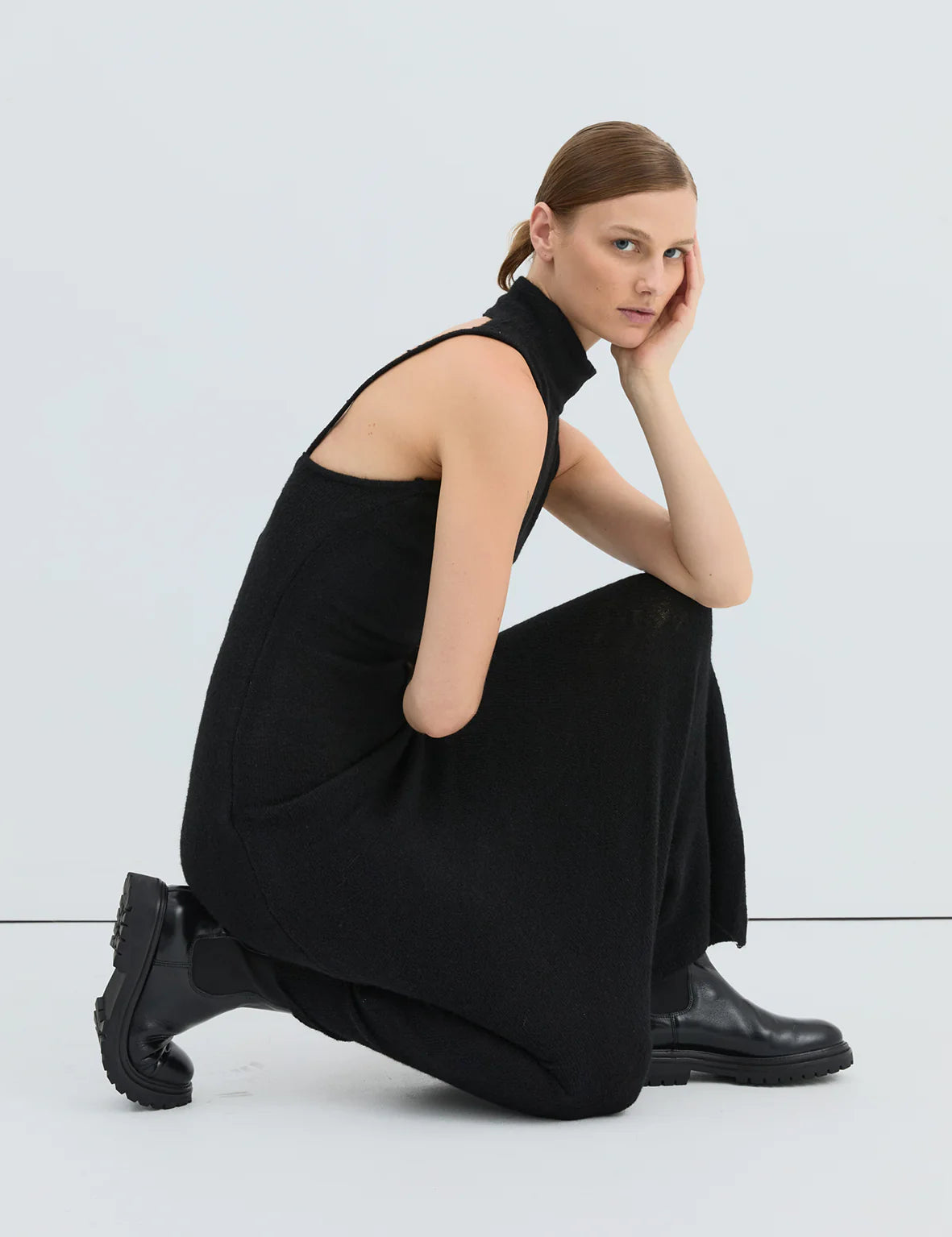 Lucie Boot | Shiny Black