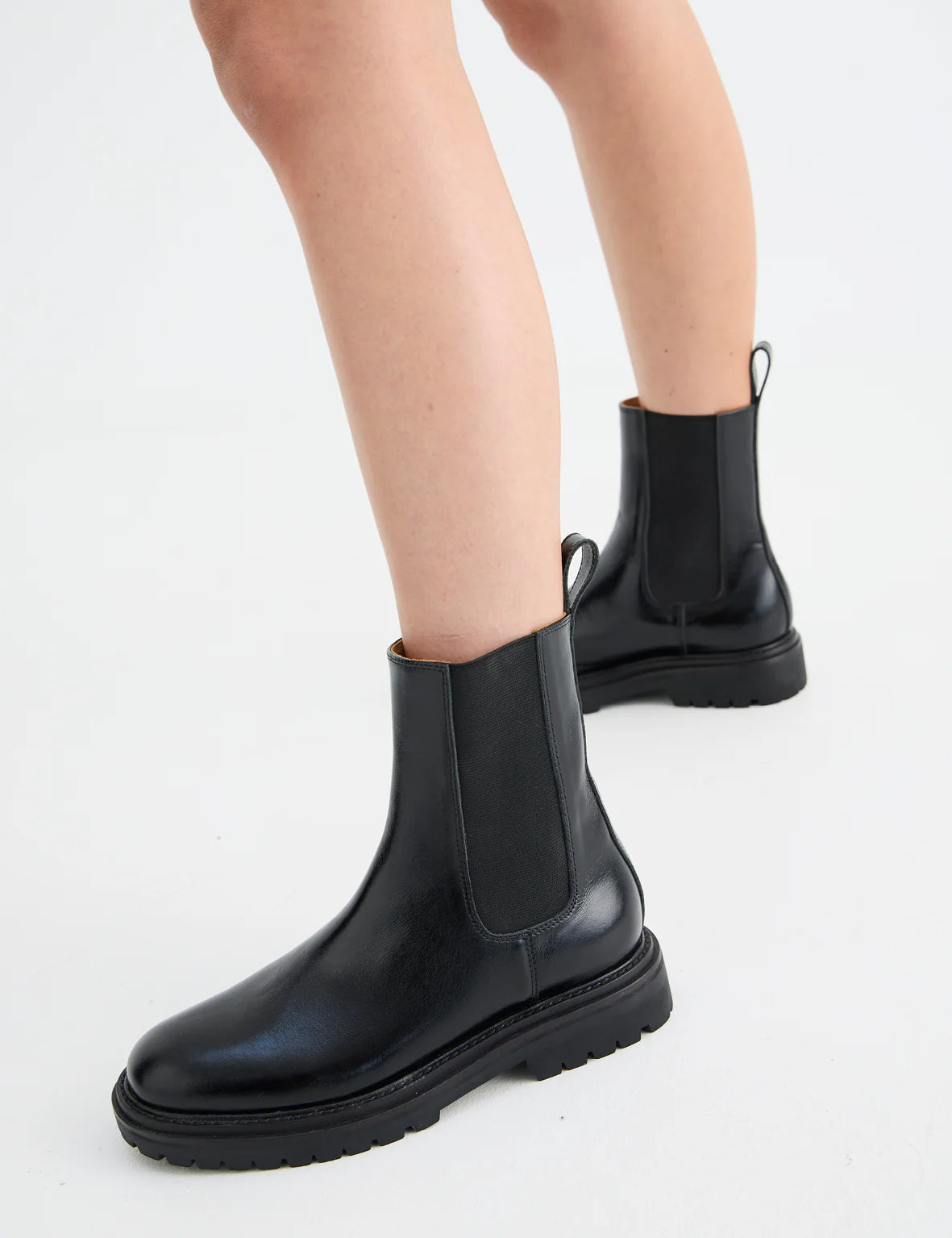 Lucie Boot | Shiny Black